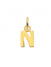 Gold plated pendant capital letter N 320125 Laval 1878 14,50 €