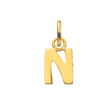Gold plated pendant capital letter N 320125 Laval 1878 14,50 €