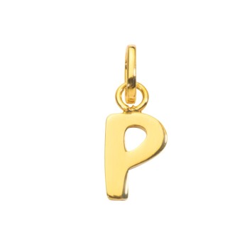 Gold plated pendant capital letter P 320127 Laval 1878 14,50 €