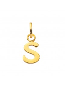 Gold plated pendant capital letter S 320130 Laval 1878 14,50 €