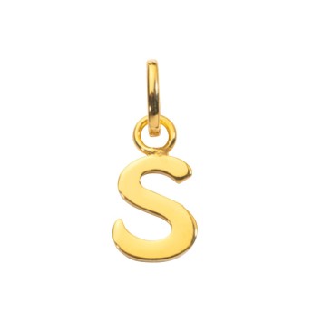Gold plated pendant capital letter S 320130 Laval 1878 14,50 €