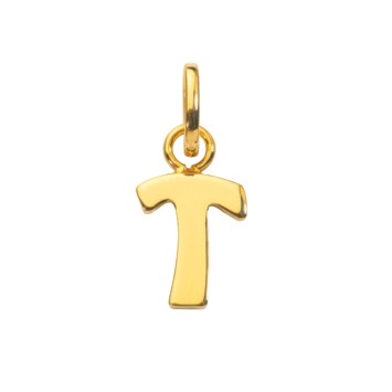Gold plated pendant capital letter T 320131 Laval 1878 14,50 €