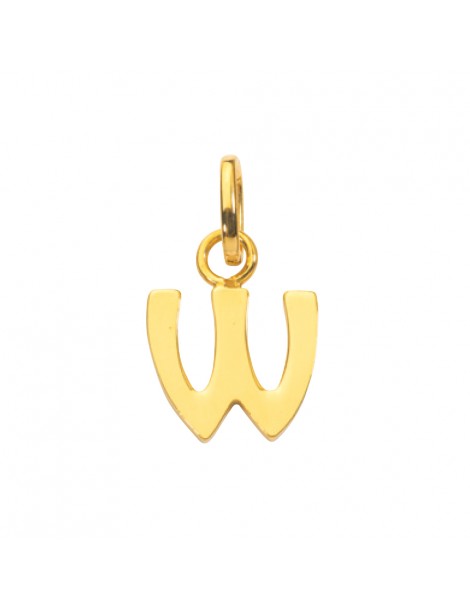 Gold plated pendant capital letter W 320134 Laval 1878 14,50 €