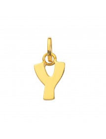 Gold plated pendant capital letter Y 320136 Laval 1878 14,50 €