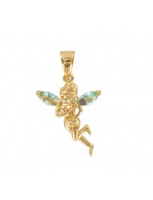 Fairy pendant from the front with blue sky tinted zirconium oxides 3260186 Laval 1878 22,00 €