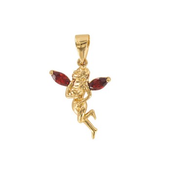 Fairy pendant from the front with red tinted zirconium oxides 3260184 Laval 1878 22,00 €