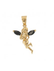 Fairy pendant from the front with black tinted zirconium oxides 3260187 Laval 1878 22,00 €