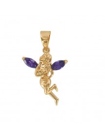Fairy pendant from the front with purple tinted zirconium oxides 3260182 Laval 1878 22,00 €