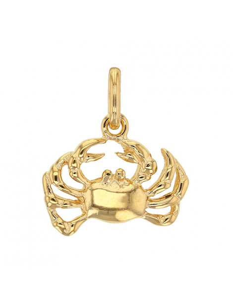 Gold Plated Zodiac Sign Pendant - Cancer