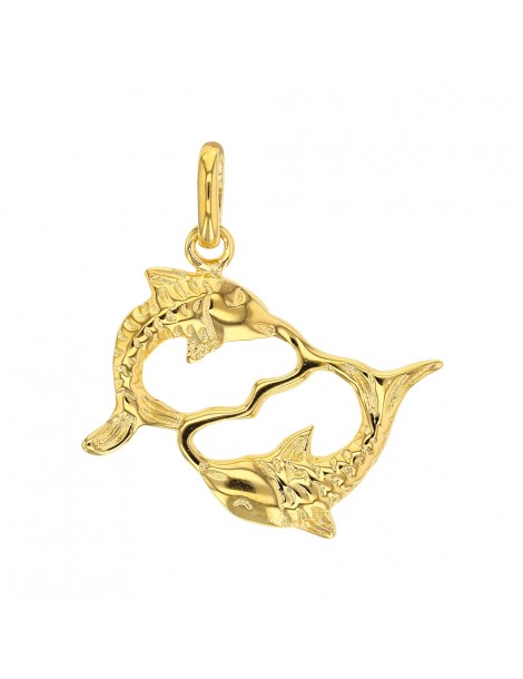 Gold Plated Zodiac Sign Pendant - Pisces 3260211 Laval 1878 22,00 €