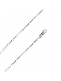 Catenina in argento doppia maglia figaro, diametro 0,60 millimetri - 45 cm 317184 Laval 1878 27,00 €