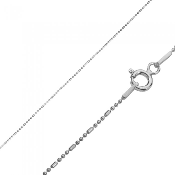 Sterling Silber Kette Halskette in Silber - 45 cm