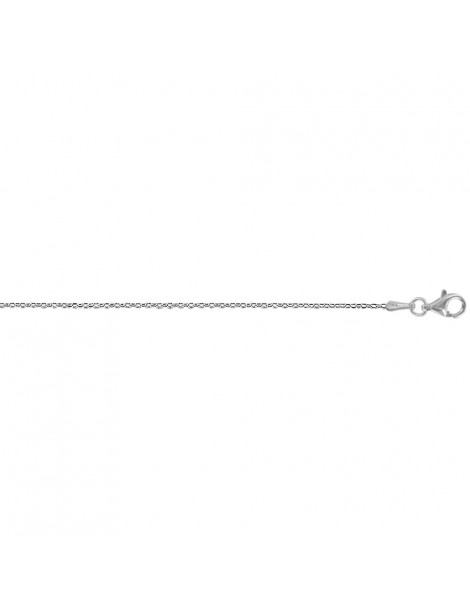 Rhodium plated forged silver neck necklace - 40 cm 31610246RH Laval 1878 13,50 €