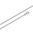 Venetian neck necklace in sterling silver - 45 cm