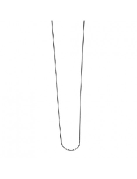 Sterling Silber Runde Schlangenhals Halskette 1,20 mm - 42 cm