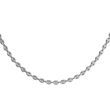 Necklace in solid silver mesh coffee bean 5 mm - 42 cm 3170017 Laval 1878 109,00 €