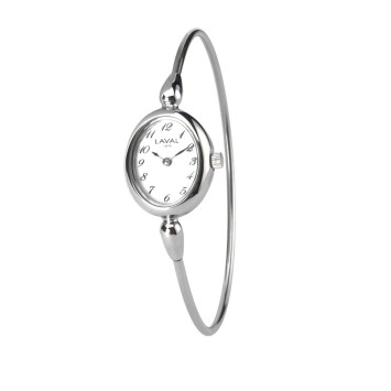 Orologio a braccio tondo da donna con quadrante ovale argento 754637 Laval 1878 139,00 €