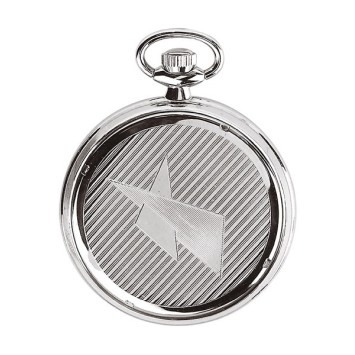 Reloj de bolsillo LAVAL, cromo con números arábigos y pantalla de minutos. 755315 Laval 1878 99,90 €