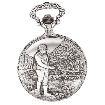 Orologio da tasca LAVAL, palladio con coperchio e motivo pescatore 755127 Laval 1878 119,00 €