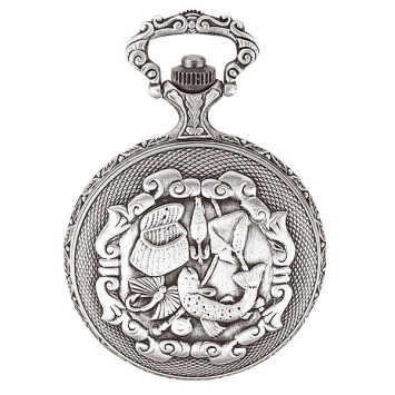 LAVAL pocket watch, palladium with lid and fisherman motif 755127 Laval 1878 119,00 €