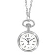 Women's flower pendant watch with chain