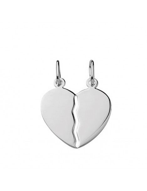Solid heart shaped separable pendant in sterling silver 316499 Laval 1878 29,90 €