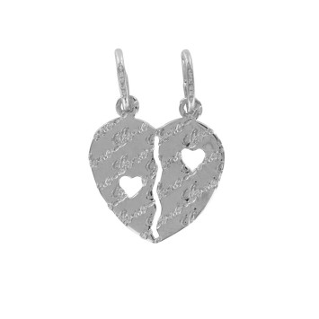 Sterling silver heart pendant with inscription "love" 3161056 Laval 1878 16,90 €