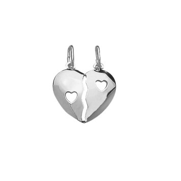 Domed heart pendant inlaid with large hearts 316557 Laval 1878 28,50 €