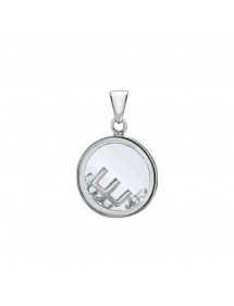 Letter pendant in a round with zirconium oxides - Letter E 31610350E Laval 1878 36,00 €