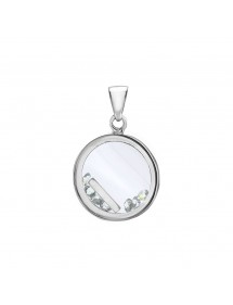 Letter pendant in a round with zirconium oxides - Letter I 31610350I Laval 1878 36,00 €