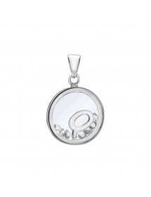 Letter pendant in a round with zirconium oxides - Letter Q 31610350Q Laval 1878 36,00 €