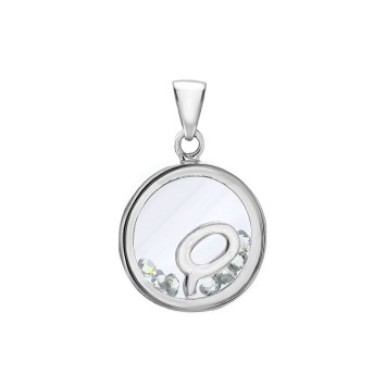 Letter pendant in a round with zirconium oxides - Letter Q 31610350Q Laval 1878 36,00 €