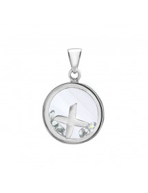 Letter pendant in a round with zirconium oxides - Letter X 31610350X Laval 1878 36,00 €