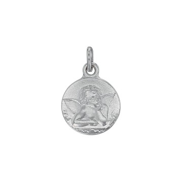 Médaille ronde ange Raphaël en argent vieilli 31610429 Laval 1878 32,00 €