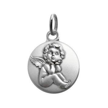 Round Medal dreamy angel in old silver 31610430 Laval 1878 34,90 €