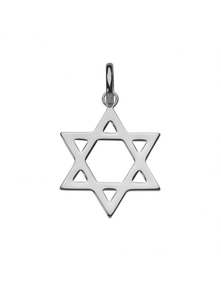 Star of David pendant in sterling silver