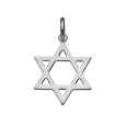 Star of David pendant in sterling silver