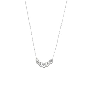 Necklace interlaced in rhodium silver 317395 Laval 1878 34,90 €