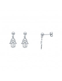 Earrings "Hand of Fatma" with heart of oxide 3131611 Laval 1878 39,90 €