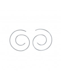 Rhodium silver 30mm spiral earrings 3131626 Laval 1878 24,00 €