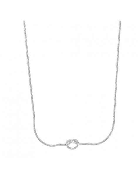 Necklace with small bow in sterling silver