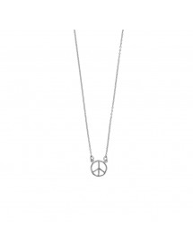 Necklace "peace & Love" in rhodium silver 3171070 Laval 1878 32,90 €