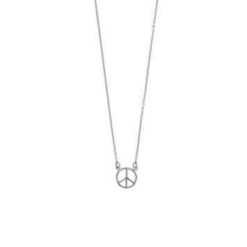 Halskette "peace & love" in Rhodium Silber 3171070 Laval 1878 32,90 €