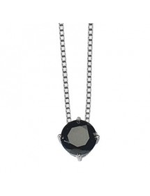 Halskette mit schwarzem Oxid ø 7 mm und Rhodiumsilber 3170861 Laval 1878 34,00 €