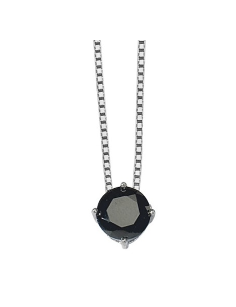Necklace with black oxide ø 7 mm and rhodium silver 3170861 Laval 1878 34,00 €