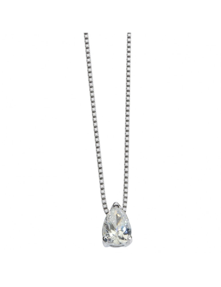 Collier pendentif triangle en argent avec un oxyde de zirconium 3170705 Laval 1878 35,00 €