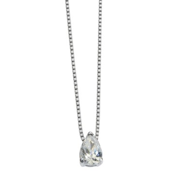 Silver triangle pendant necklace with zirconium oxide 3170705 Laval 1878 35,00 €