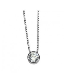 Necklace in round silver and zirconium oxide 3170703 Laval 1878 34,90 €