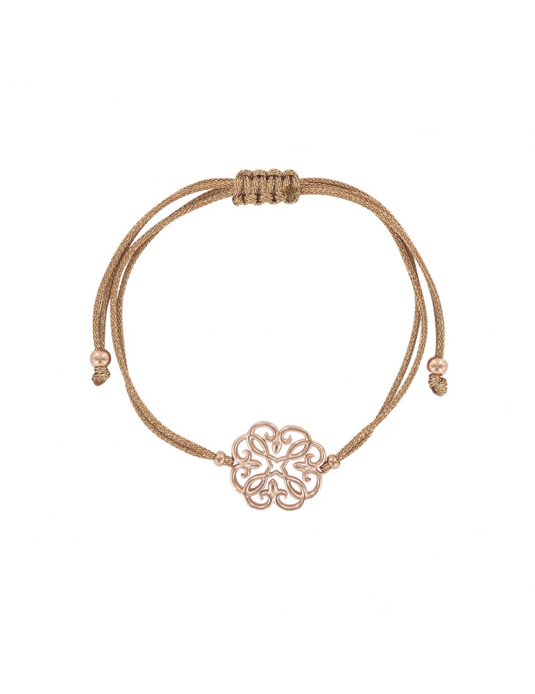 Bracelet arabesque en argent avec un cordon réglable doré rose 31812120DR Laval 1878 38,00 €