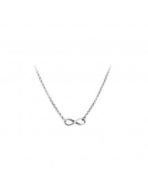 Infinite symbol necklace in rhodium silver 3171079 Laval 1878 33,50 €